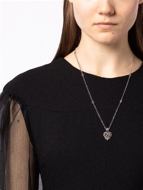 gucci square diamond pendant necklace|gucci interlocking g heart necklace.